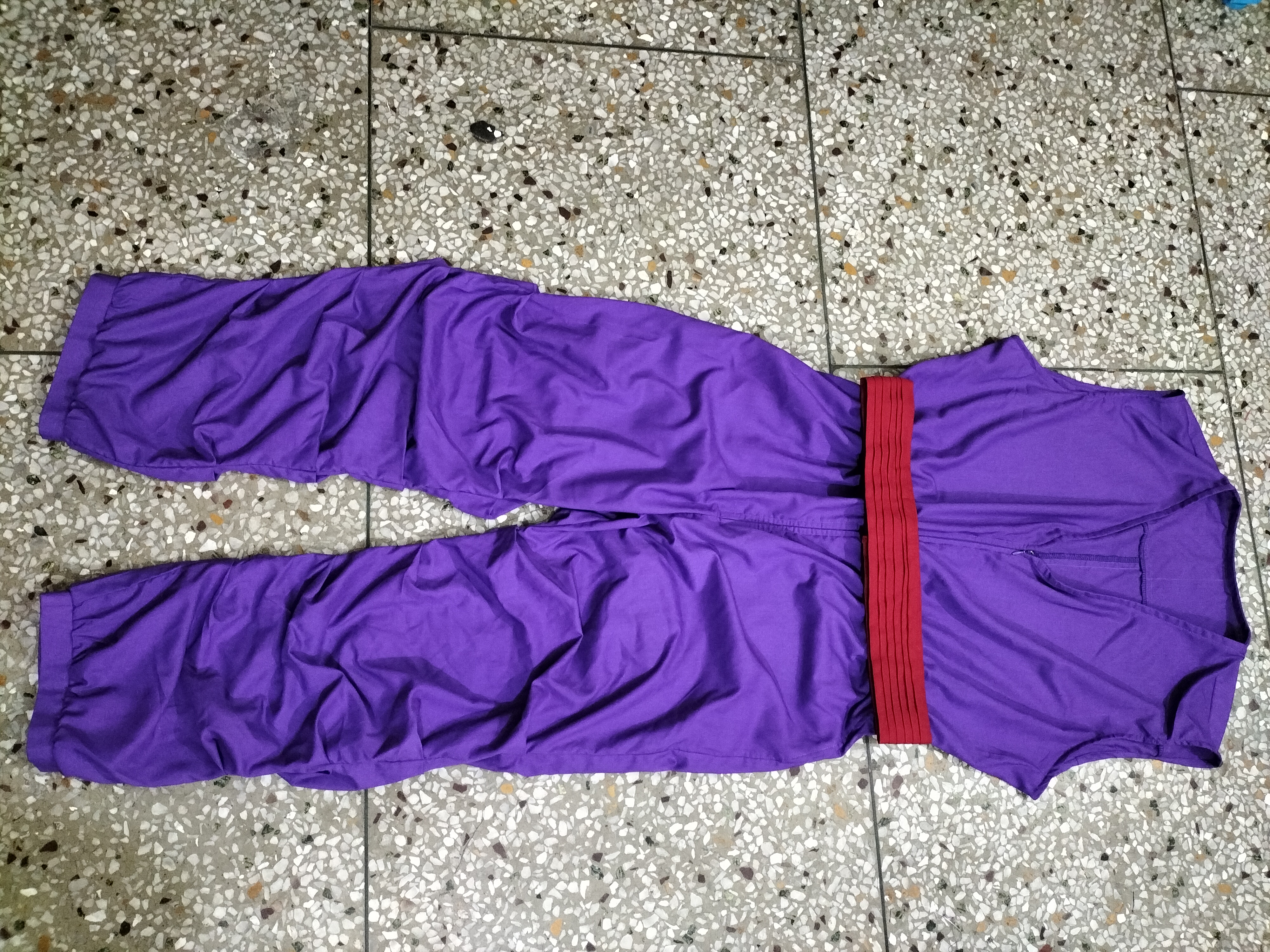 Purple base suit source product photo