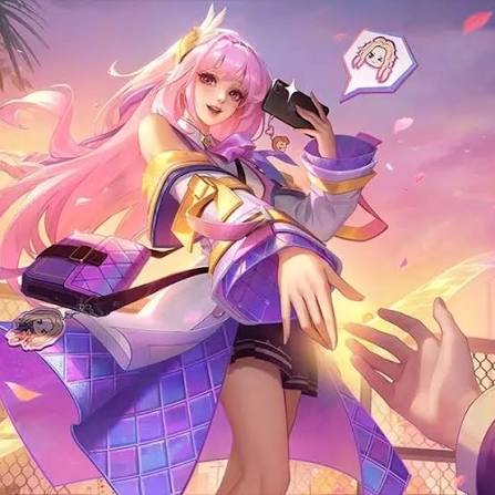 Pink purple coat reference photo one
